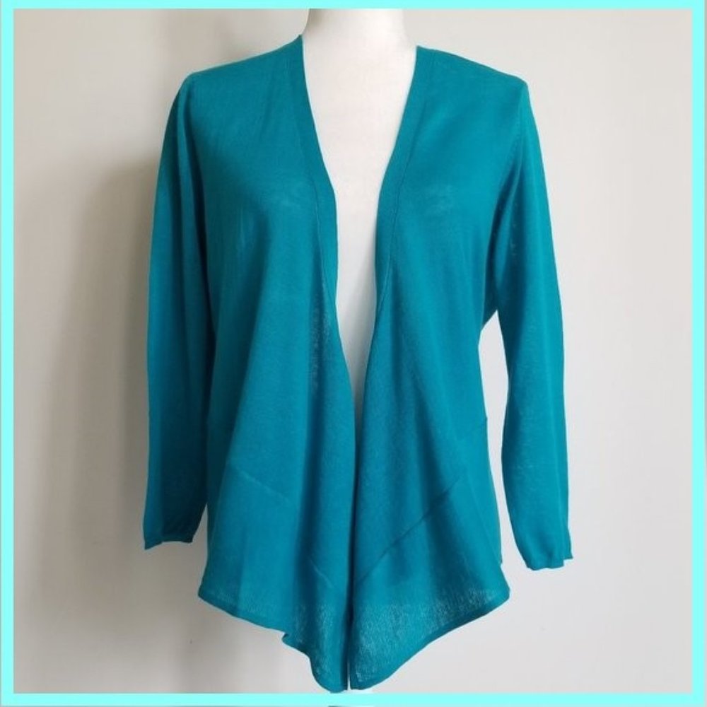 🔴NWOT Joseph A Open Drape Cardigan Sweater Size L🔴